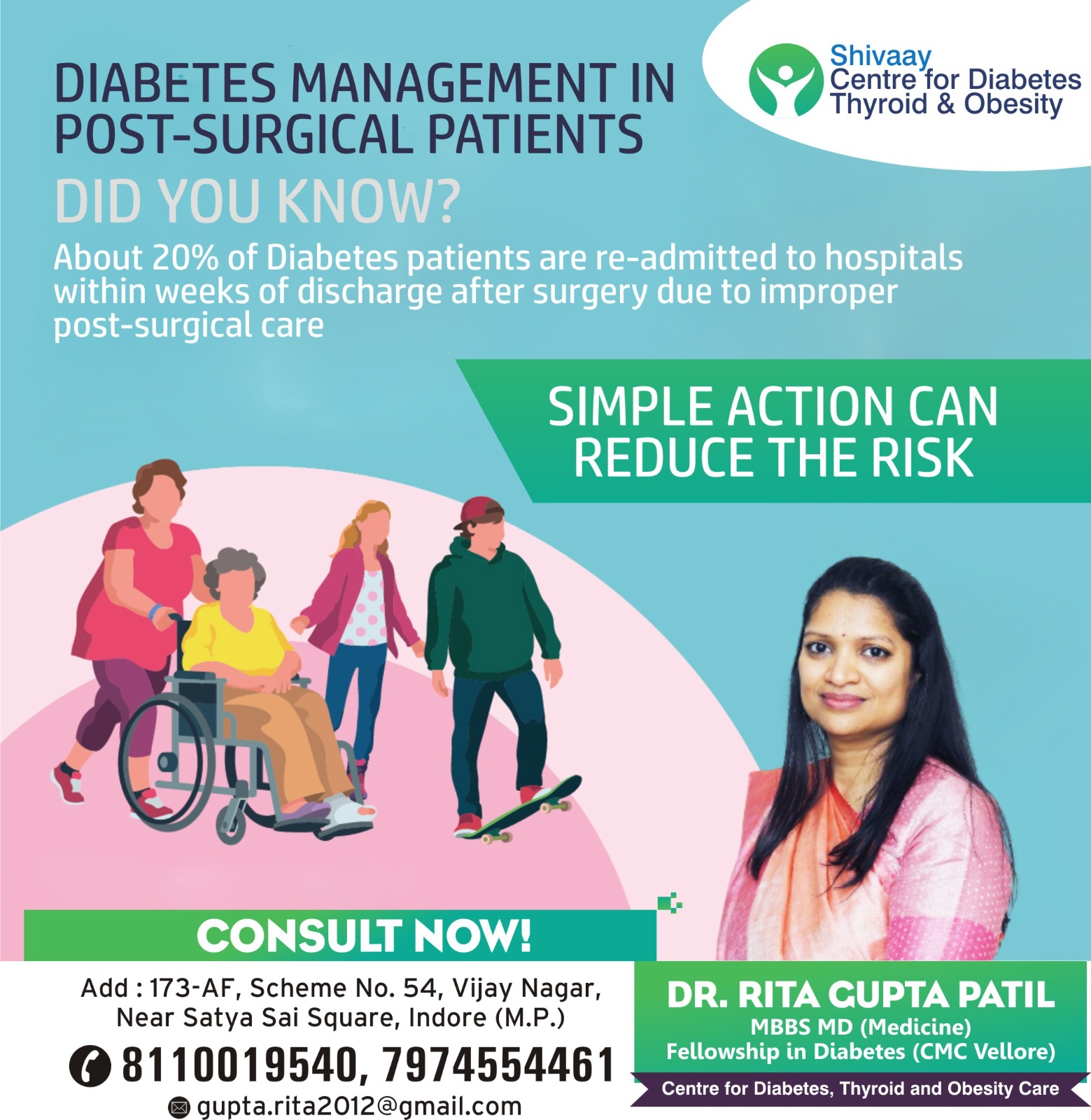 Manage Post Surgical Diabetes in Indore
